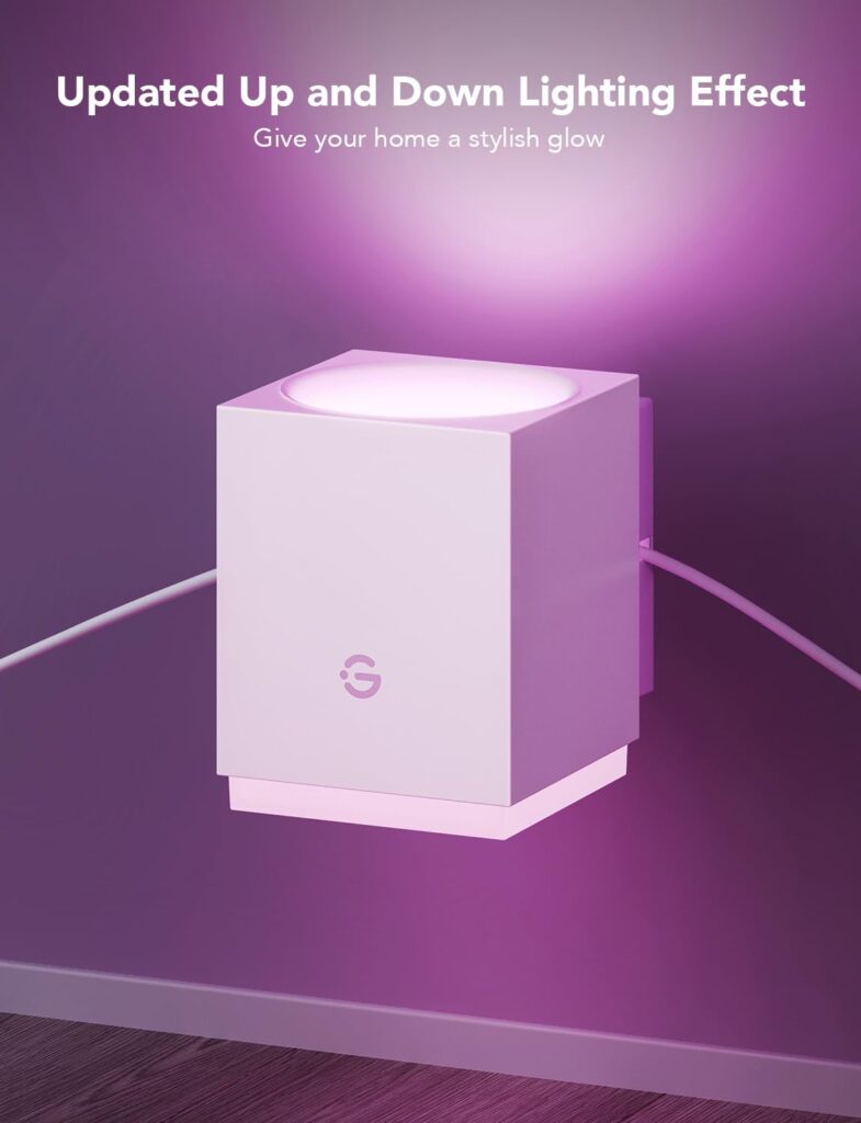 Govee Cube Wall Sconces, RGBIC LED Wall Light Works with Alexa, WiFi Smart Lights for Room Decor, Color Changing Indoor Light Fixture for Bedroom Dining Room, Music Sync, Adjustable Cables, 15ft Govee Cube Wall Sconces, RGBIC LED Wall Light Works with Alexa, WiFi Smart Lights for Room Decor, Color Changing Indoor Light Fixture for Bedroom Dining Room, Music Sync, Adjustable Cables, 15ft