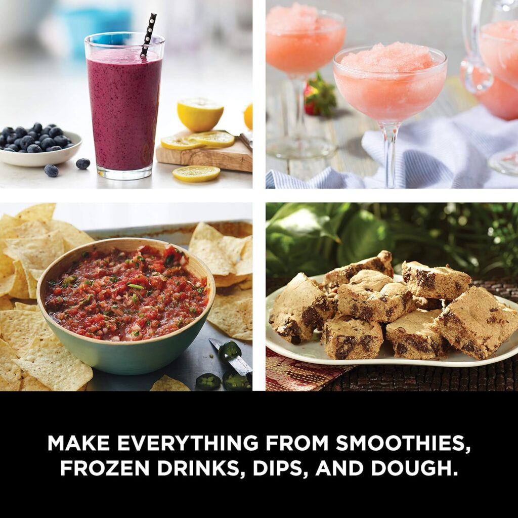 Ninja BL770 Mega Kitchen System, 1500W, 4 Functions for Smoothies, Processing, Dough, Drinks More, with 72-oz.* Blender Pitcher, 64-oz. Processor Bowl, (2) 16-oz. To-Go Cups (2) Lids, Black Ninja BL770 Mega Kitchen System, 1500W, 4 Functions for Smoothies, Processing, Dough, Drinks More, with 72-oz.* Blender Pitcher, 64-oz. Processor Bowl, (2) 16-oz. To-Go Cups (2) Lids, Black