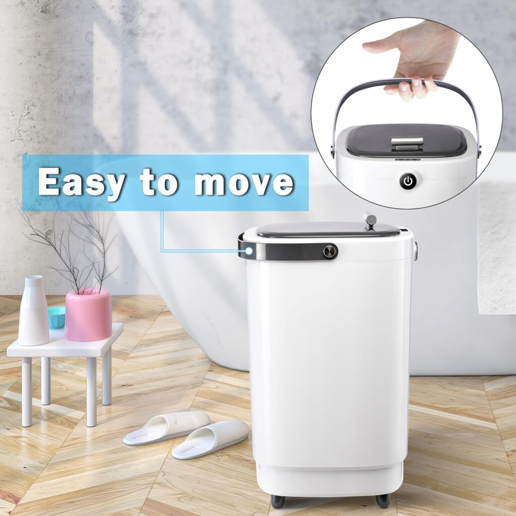 TMWINGS Towel Warmers for Bathroom Bucket，Luxury Large Spa Towel Hot Warmer Bucket Style-Hot Towels in 10 Minutes-Fits Up to Two Oversized Towels - Bathrobe, Towel, Blanket-Yellow