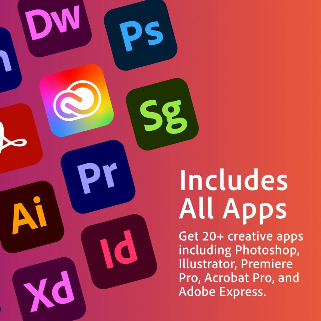 Adobe Creative Cloud | Entire Collection of Adobe Creative Tools Plus 100G Storage | 12-Month subscription with Auto-Renewal, PC/Mac Adobe Creative Cloud | Entire Collection of Adobe Creative Tools Plus 100G Storage | 12-Month subscription with Auto-Renewal, PC/Mac