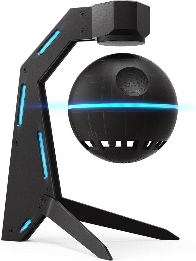 AKMTRD Magnetic Levitation Bluetooth Speaker,Playing Music and Floating in The air,with 5W Louder Sound,Bluetooth 5.1,Cool Tech Gadgets for Men Women Kids,Unique Gifts for Home Office Decor