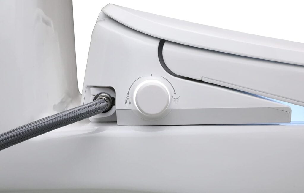 ALPHA BIDET JX Elongated Bidet Toilet Seat, White, Endless Warm Water, Rear and Front Wash, LED Light, Quiet Operation, Wireless Remote, Low Profile Sittable Lid, 3 Year Warranty (Elongated) ALPHA BIDET JX Elongated Bidet Toilet Seat, White, Endless Warm Water, Rear and Front Wash, LED Light, Quiet Operation, Wireless Remote, Low Profile Sittable Lid, 3 Year Warranty (Elongated)