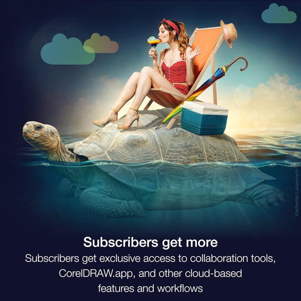 CorelDRAW Graphics Suite | 1 Year Subscription | Graphic Design Software for Professionals | Vector Illustration, Layout, and Image Editing [PC Disc/Mac Key Card]