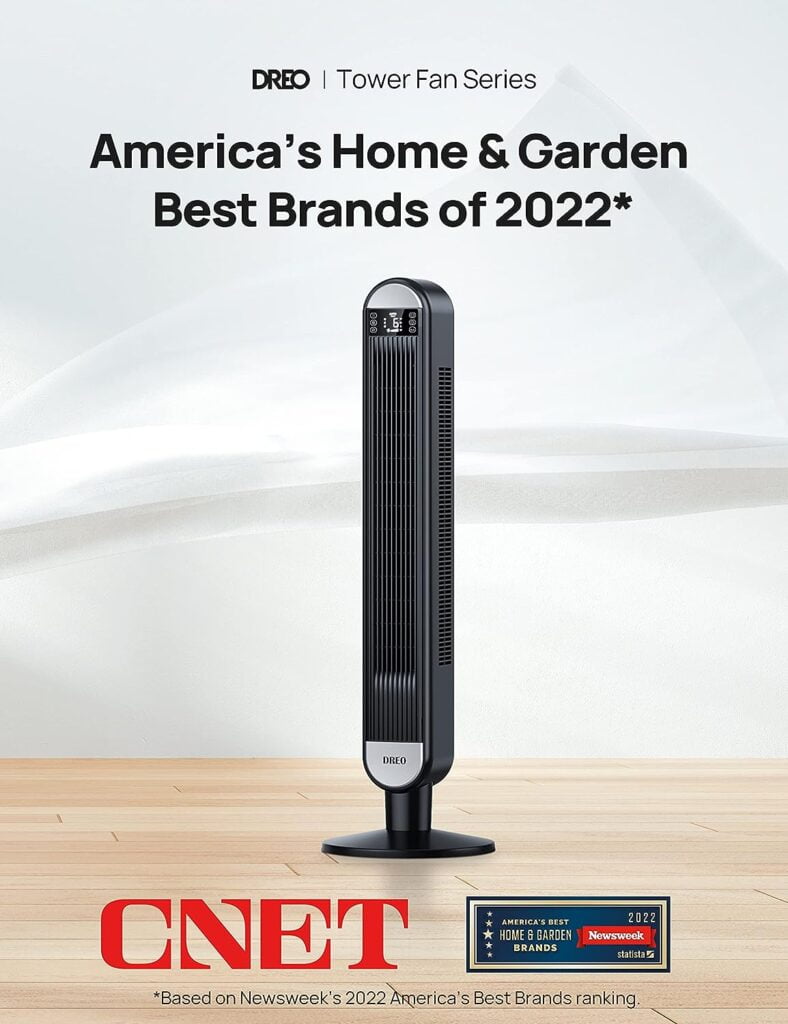 Dreo Pedestal Fan with Remote, PolyFan 513S, 43 Quiet Standing Fan for Home Bedroom, 120°+105° Smart Oscillating Floor Fans with Wi-Fi/Voice Control, Works with Alexa/Google, 6 Modes, 8 Speeds Dreo Pedestal Fan with Remote, PolyFan 513S, 43 Quiet Standing Fan for Home Bedroom, 120°+105° Smart Oscillating Floor Fans with Wi-Fi/Voice Control, Works with Alexa/Google, 6 Modes, 8 Speeds