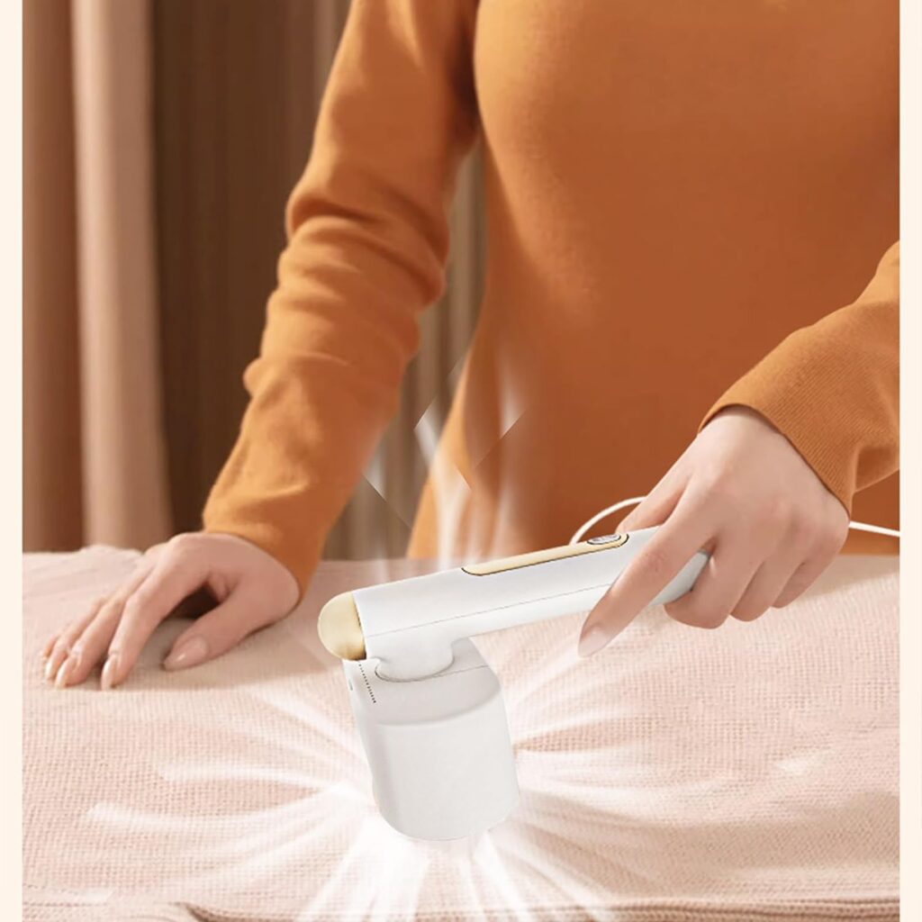 Qiopertar Hair Removal Clothes Pilling Pruner, Rechargeable Household Clothing Scraping and Sucking Hair Ball Machine, Dual Head Hairball Remover.