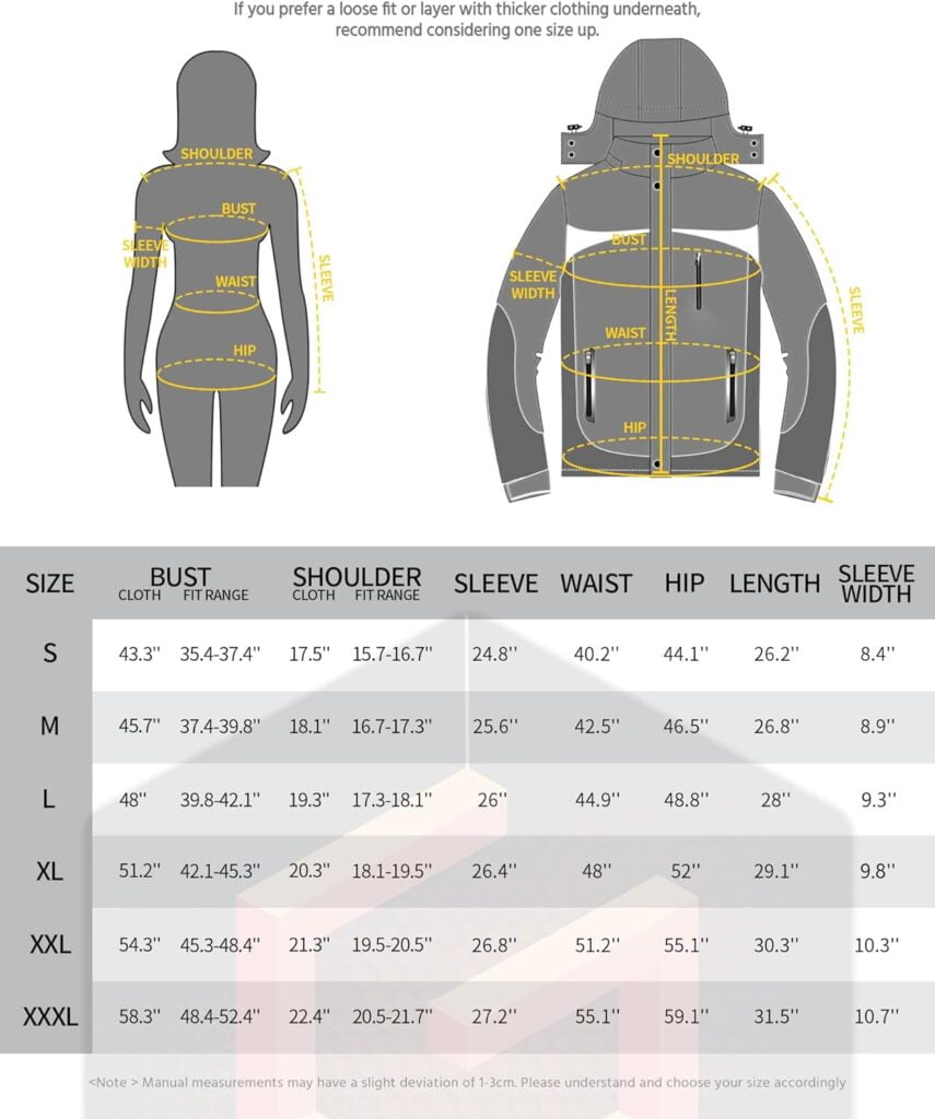 Wulcea Graphene Heated Jacket for Women Fur Lined with 7.4V 16000mAh Battery Pack