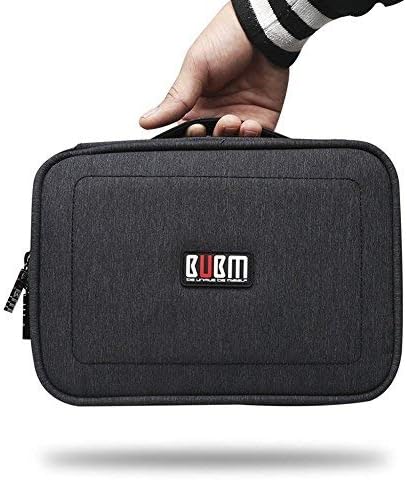 BUBM 4Pcs/Set Computer Cable Electronic Organizer Travel Packing Gadgets Bag Pouch for Cables,External Flash Drive,Mouse,Memory Card,Power Bank