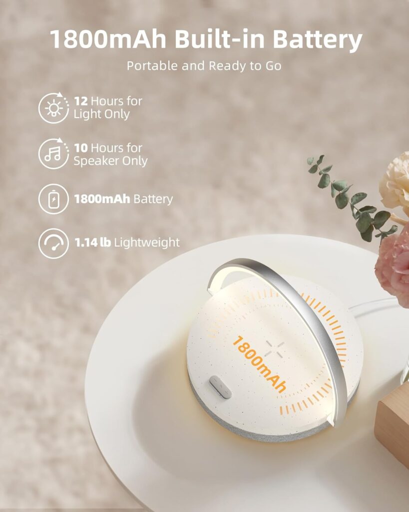 EZVALO LED Night Light, Music Bedside Lamp with Charger, 4 in 1 Touch Lamp, Portable Bluetooth Speaker, Phone Holder, Dimmable Wireless Charging Lamp Birthday Gifts for Women, Men, Dad, Mom EZVALO LED Night Light, Music Bedside Lamp with Charger, 4 in 1 Touch Lamp, Portable Bluetooth Speaker, Phone Holder, Dimmable Wireless Charging Lamp Birthday Gifts for Women, Men, Dad, Mom