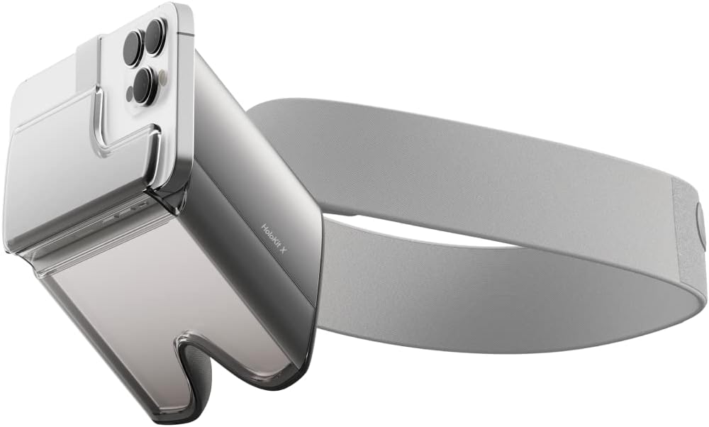 HoloKit X - Stereoscopic AR Headset for iPhone - Metallic Gray (1pc Included) HoloKit X - Stereoscopic AR Headset for iPhone - Metallic Gray (1pc Included)