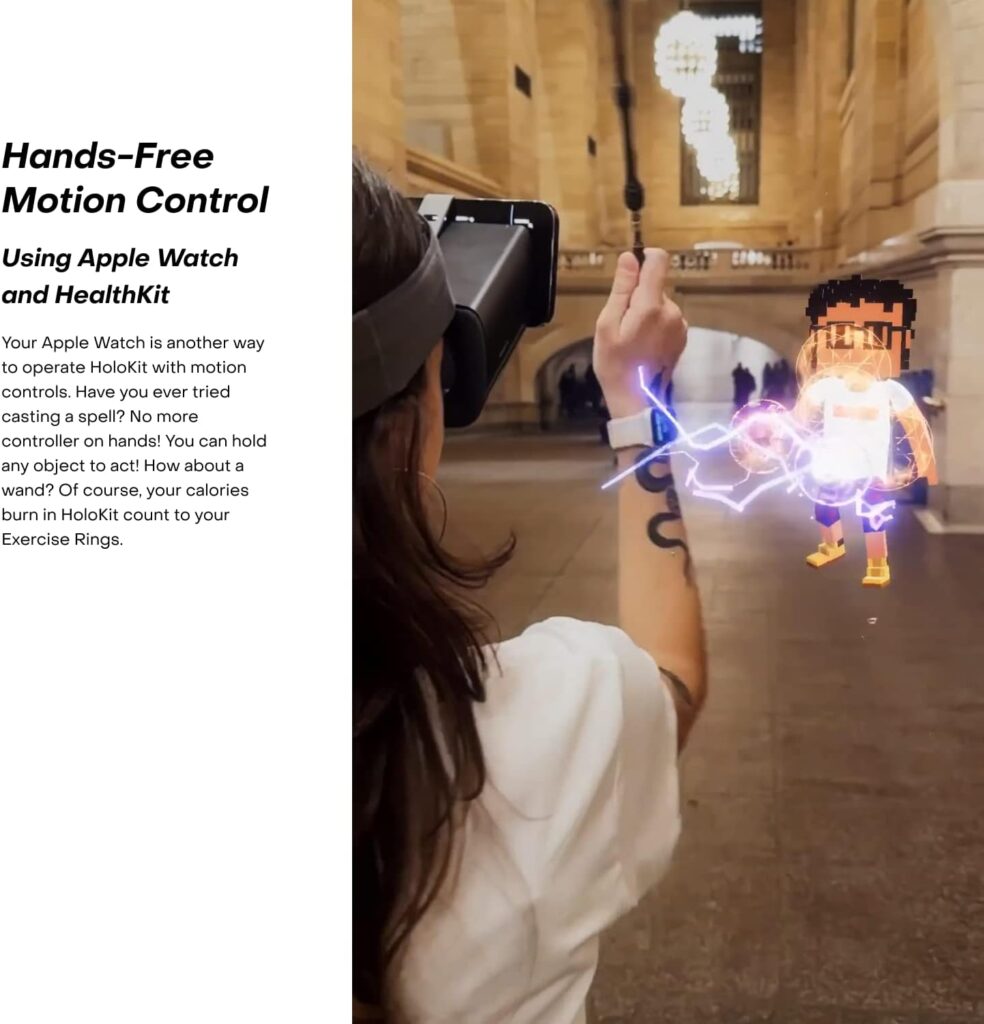 HoloKit X - Stereoscopic AR Headset for iPhone - Metallic Gray (1pc Included) HoloKit X - Stereoscopic AR Headset for iPhone - Metallic Gray (1pc Included)