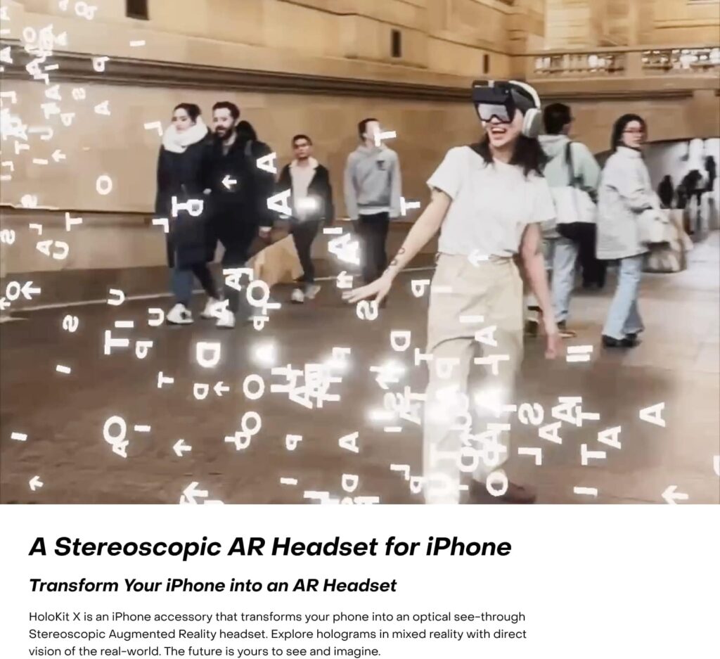 HoloKit X - Stereoscopic AR Headset for iPhone - Metallic Gray (1pc Included) HoloKit X - Stereoscopic AR Headset for iPhone - Metallic Gray (1pc Included)