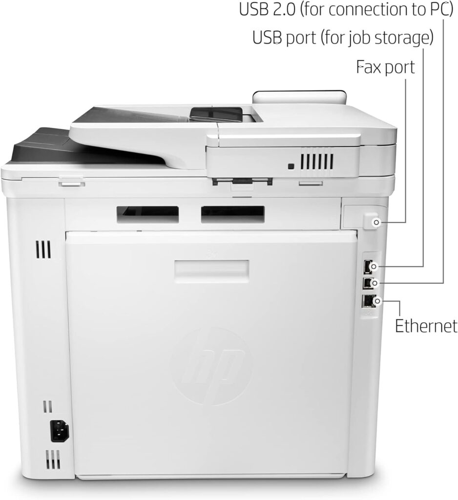 HP Color LaserJet Pro Multifunction M479fdw Wireless Laser Printer with One-Year, Next-Business Day, Onsite Warranty (W1A80A), White