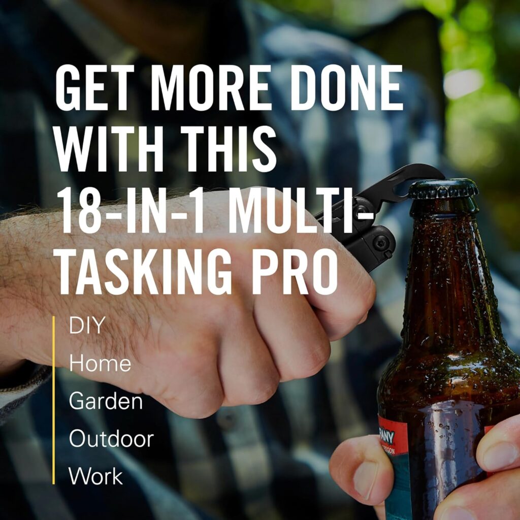 LEATHERMAN, Wave+, 18-in-1 Full-Size, Versatile Multi-tool for DIY, Home, Garden, Outdoors or Everyday Carry (EDC), Stainless Steel