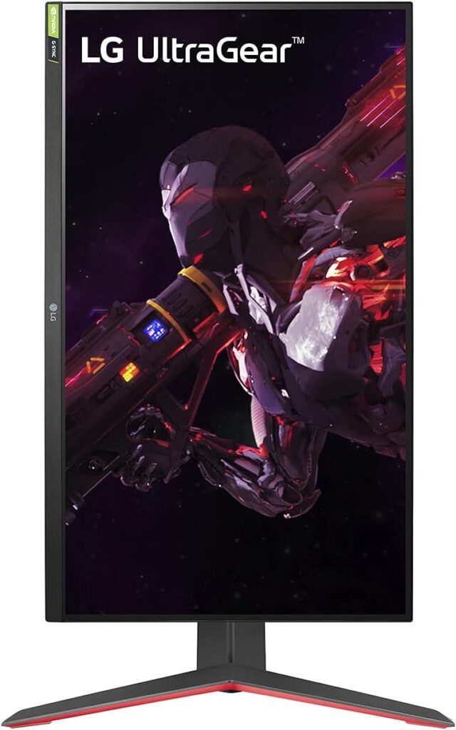 LG 27GP850-B Ultragear Gaming Monitor 27” QHD (2560 x 1440) Nano IPS Display, 1ms Response Tim, 165Hz Refresh Rate, NVIDIA G-SYNC Compatible, AMD FreeSync Premium, Tilt/Height/Pivot Adjustable Stand
