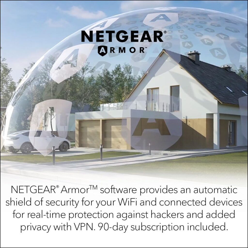 NETGEAR Nighthawk Cable Modem + WiFi 6 Router Combo with 90-day Armor Subscription (CAX30S)  - Compatible with Major Cable Providers incl. Xfinity, Spectrum, Cox - AX2700 (Up to 2.7Gbps) - DOCSIS 3.1