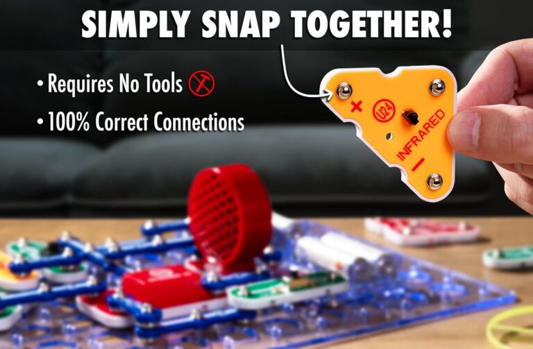 snap circuits light electronics exploration kit review