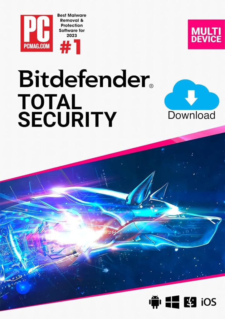 Bitdefender Total Security - 10 Devices | 2 year Subscription | PC/MAC |Activation Code by email