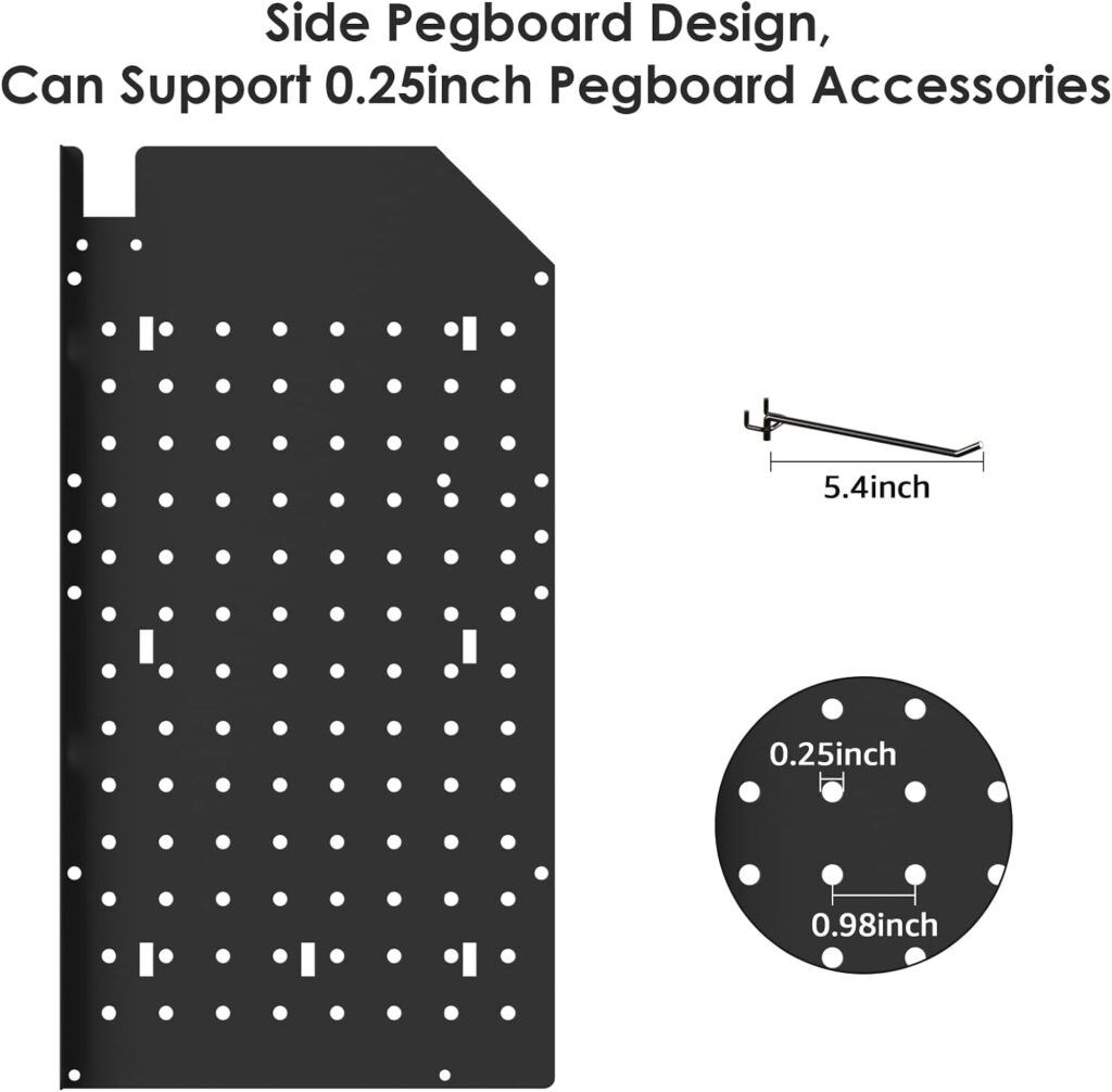 CCCEI Modular Pegboard Rack Power Tool Organizer with Charging Station. 4 Layer Wall Mount Drill Holder, Yellow Tool Battery Charger Organizer. Garage Shop Storage Utility Shelf with Power Strip. CCCEI Modular Pegboard Rack Power Tool Organizer with Charging Station. 4 Layer Wall Mount Drill Holder, Yellow Tool Battery Charger Organizer. Garage Shop Storage Utility Shelf with Power Strip.