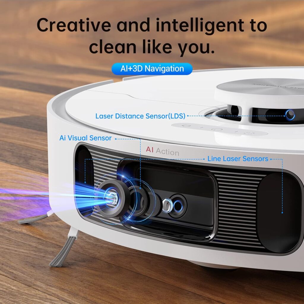 Dreametech L10s Ultra Robot Vacuum and Mop Combo, Auto Mop Cleaning and Drying, Self-Refilling and Self-Emptying Base for 60 Days of Cleaning, 5300Pa Suction and AI Navigation, Compatible with Alexa Dreametech L10s Ultra Robot Vacuum and Mop Combo, Auto Mop Cleaning and Drying, Self-Refilling and Self-Emptying Base for 60 Days of Cleaning, 5300Pa Suction and AI Navigation, Compatible with Alexa