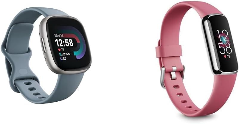 Fitbit Versa 4 Fitness Smartwatch with Daily Readiness, GPS, 24/7 Heart Rate, 40+ Exercise Modes, Sleep Tracking and more, Black/Graphite, One Size (S L Bands Included) Fitbit Versa 4 Fitness Smartwatch with Daily Readiness, GPS, 24/7 Heart Rate, 40+ Exercise Modes, Sleep Tracking and more, Black/Graphite, One Size (S L Bands Included)