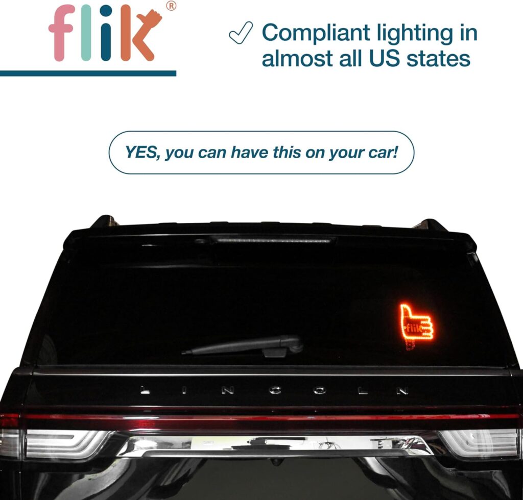 Flik Peacemaker - Thumbs Up Down Light - Hottest Gifted Car Accessories, Truck Accessories, Car Gadgets Road Rage Signs for Men, Women, Teens - Funny Back Window Flik Peacemaker - Thumbs Up Down Light - Hottest Gifted Car Accessories, Truck Accessories, Car Gadgets Road Rage Signs for Men, Women, Teens - Funny Back Window