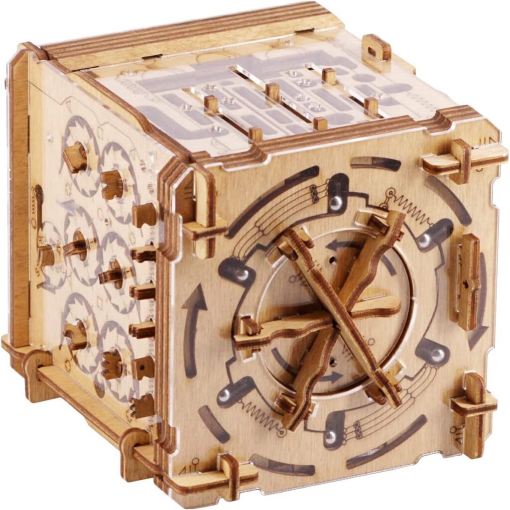 iDventure Cluebox - Cambridge Labyrinth - Escape Room Game - Puzzle Box - 3D Wooden Puzzle - Gift Box - Maze Puzzle - 3D Puzzles for Adults - Brain Teaser - Birthday Gift Gadget for Men - Money Box