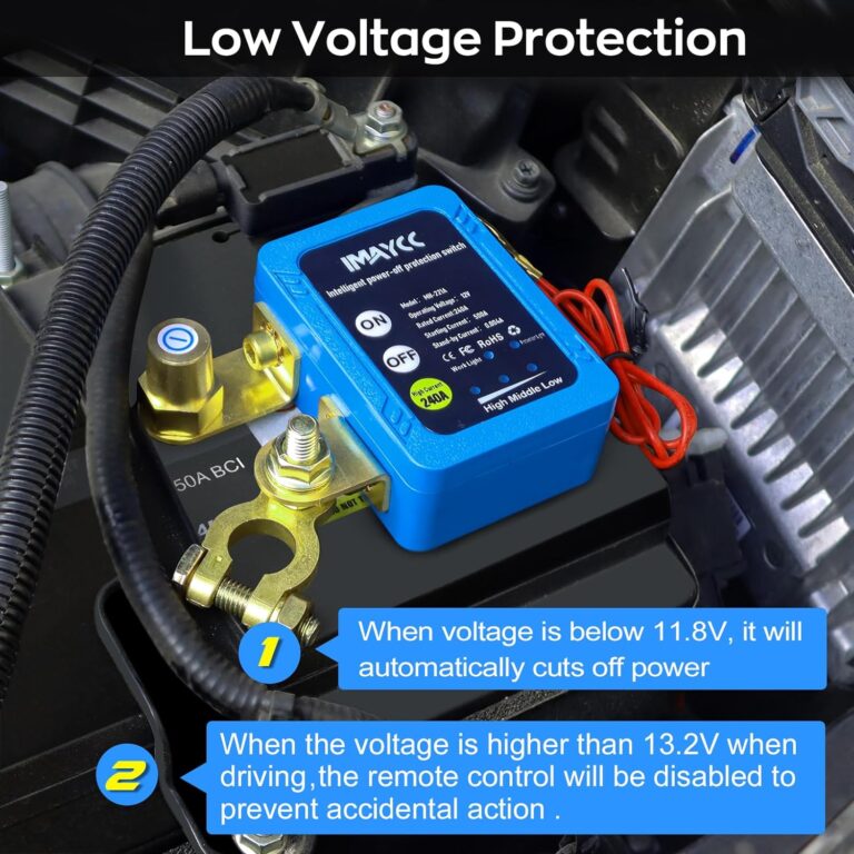 imaycc kill switch for car remote battery disconnect switch 12v 240a car battery kill switch anti theft automatic cutshu 1