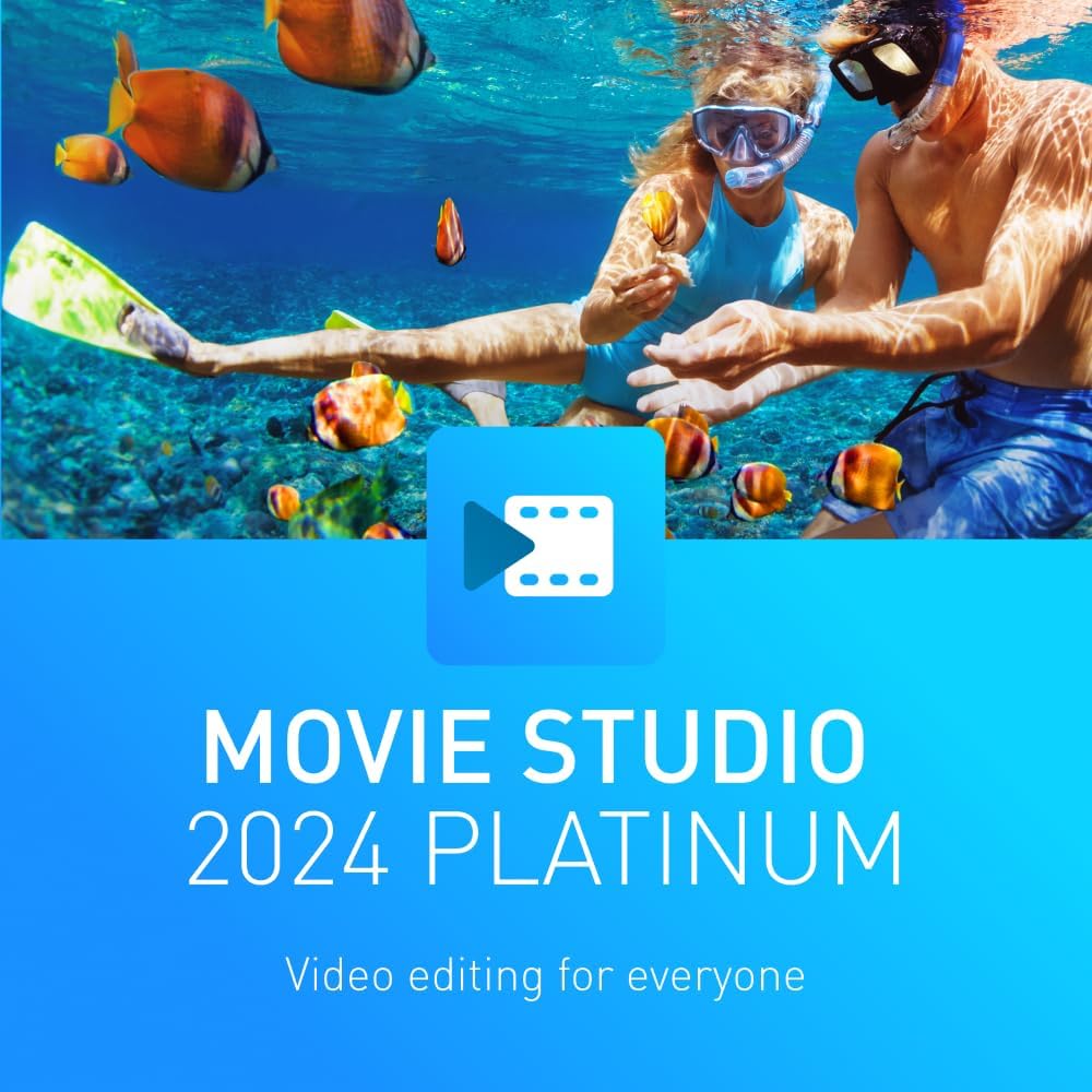 MAGIX Movie Studio 2024 Platinum: Creative video editing for everyone | Video editing program | Video editor | for Windows 10/11 PCs | 1 PC download license MAGIX Movie Studio 2024 Platinum: Creative video editing for everyone | Video editing program | Video editor | for Windows 10/11 PCs | 1 PC download license