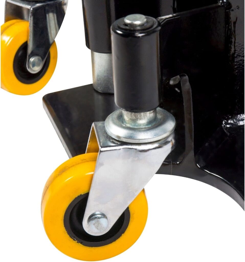 Omega Lift 22 Ton Jack Stands - Pin Style Stand with Heavy Duty Welded Steel - 4-Caster Spider Design with Handle for Easy Positioning - Extra Safety Great for Auto Repair Garage Shop - Pair Omega Lift 22 Ton Jack Stands - Pin Style Stand with Heavy Duty Welded Steel - 4-Caster Spider Design with Handle for Easy Positioning - Extra Safety Great for Auto Repair Garage Shop - Pair