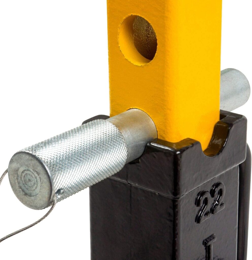 Omega Lift 22 Ton Jack Stands - Pin Style Stand with Heavy Duty Welded Steel - 4-Caster Spider Design with Handle for Easy Positioning - Extra Safety Great for Auto Repair Garage Shop - Pair Omega Lift 22 Ton Jack Stands - Pin Style Stand with Heavy Duty Welded Steel - 4-Caster Spider Design with Handle for Easy Positioning - Extra Safety Great for Auto Repair Garage Shop - Pair