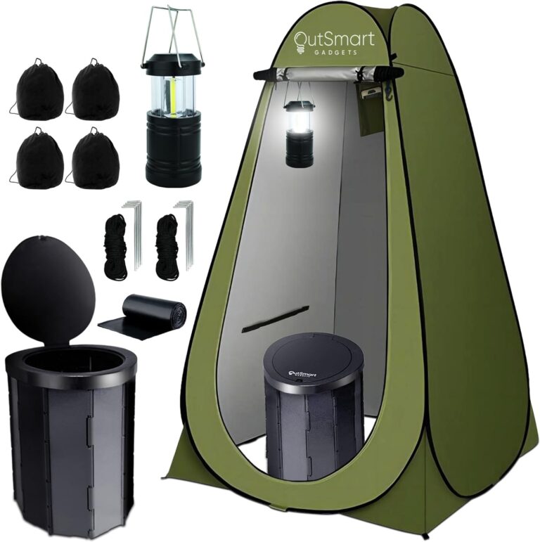 outsmart gadgets outdoor portable toilet set review