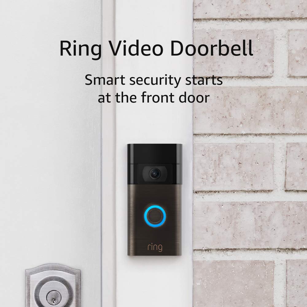 Ring Video Doorbell – 1080p HD video, improved motion detection, easy installation – Venetian Bronze Ring Video Doorbell – 1080p HD video, improved motion detection, easy installation – Venetian Bronze
