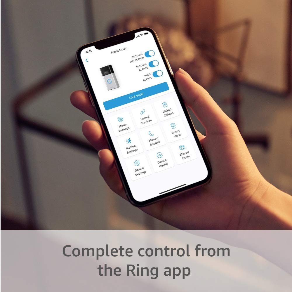 Ring Video Doorbell – 1080p HD video, improved motion detection, easy installation – Venetian Bronze Ring Video Doorbell – 1080p HD video, improved motion detection, easy installation – Venetian Bronze