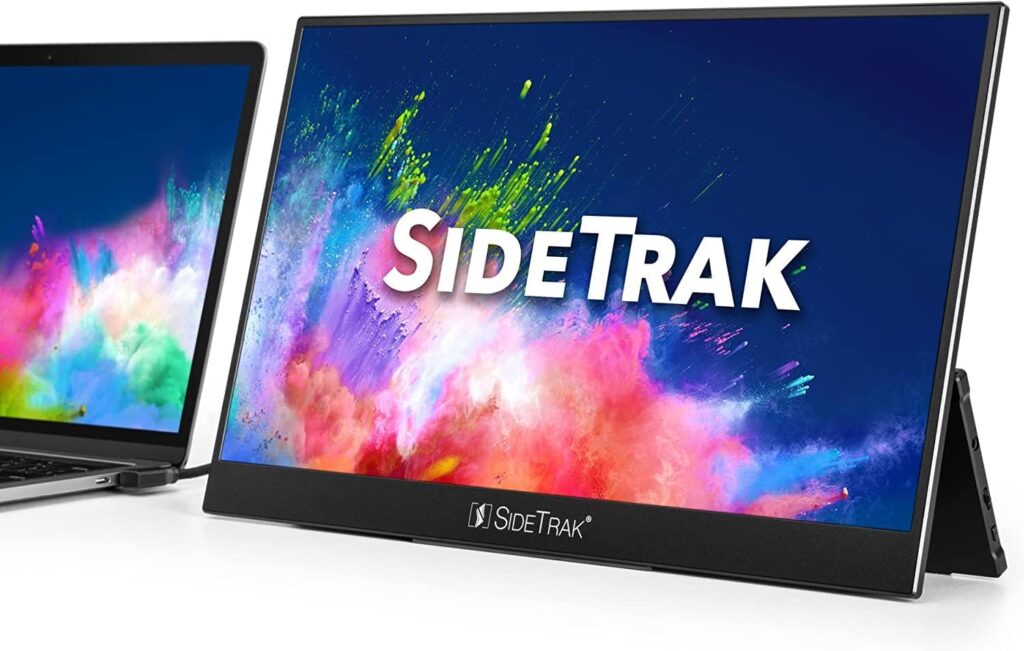SideTrak Solo Pro Portable Monitor 15.8” FHD 1080P LED Anti-Glare IPS Screen | Works with Mac, PC, Chrome, PS4, Xbox  Switch | Powered by USB or Mini HDMI | Built-in DisplayPort, Speakers  HDR