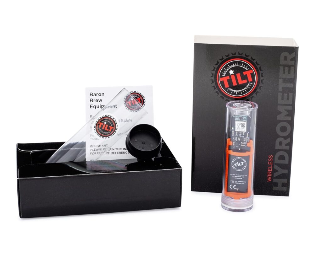 Tilt Wireless Hydrometer and Thermometer (Black)