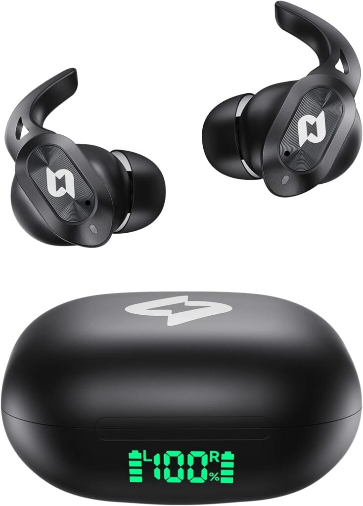 Wireless Earbuds Bluetooth Headphones with Wireless Charging Case 32H Playback LED Display in Ear Earphone Waterproof Ear buds Built in Mic Stereo Bass for iPhone Samsung Android Sport Workout game TV Wireless Earbuds Bluetooth Headphones with Wireless Charging Case 32H Playback LED Display in Ear Earphone Waterproof Ear buds Built in Mic Stereo Bass for iPhone Samsung Android Sport Workout game TV