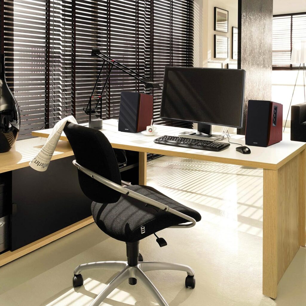 Edifier R1700BT Bluetooth Bookshelf Speakers - Active Near-Field Studio Monitors - Powered Speakers 2.0 Setup Wooden Enclosure - 66w RMS Edifier R1700BT Bluetooth Bookshelf Speakers - Active Near-Field Studio Monitors - Powered Speakers 2.0 Setup Wooden Enclosure - 66w RMS