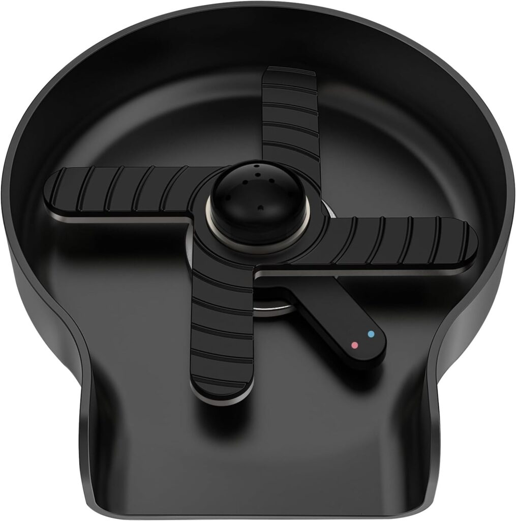 HGN Hot and Cold Glass Rinser,Temperature Adjustable Metal Cup Washer for Kitchen Sinks(Black)