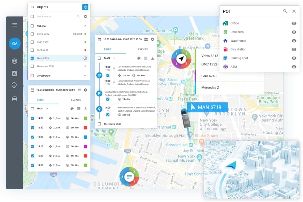Hidden Magnetic GPS Tracker Car Tracking Device with Software (Long Battery Life) Real Time Truck, Asset, Elderly, Teenager Tracker - Covert Tracker - Fleet Tracking Global-View