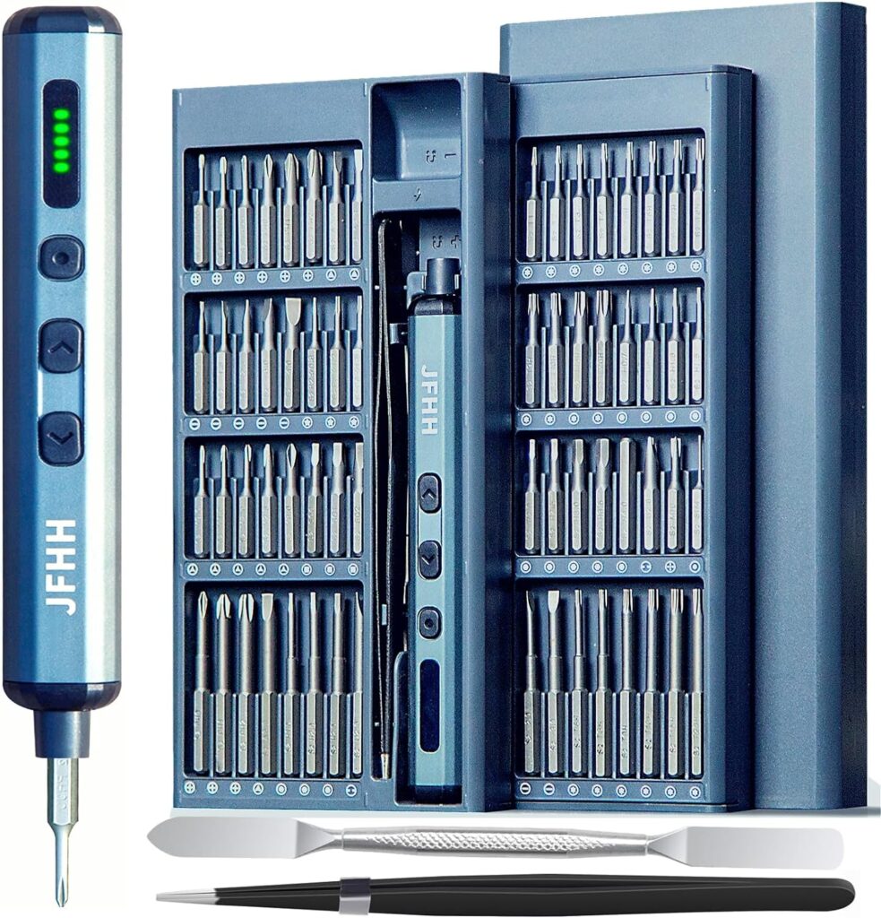 JFHH Electric Screwdriver Power Screwdriver 68 in 1 Electric Screwdriver Mini Electric Screwdriver Precision Screwdriver Cordless Repair Tool,Repair Tool Set for Phone Camera Laptop Wat JFHH Electric Screwdriver Power Screwdriver 68 in 1 Electric Screwdriver Mini Electric Screwdriver Precision Screwdriver Cordless Repair Tool,Repair Tool Set for Phone Camera Laptop Wat