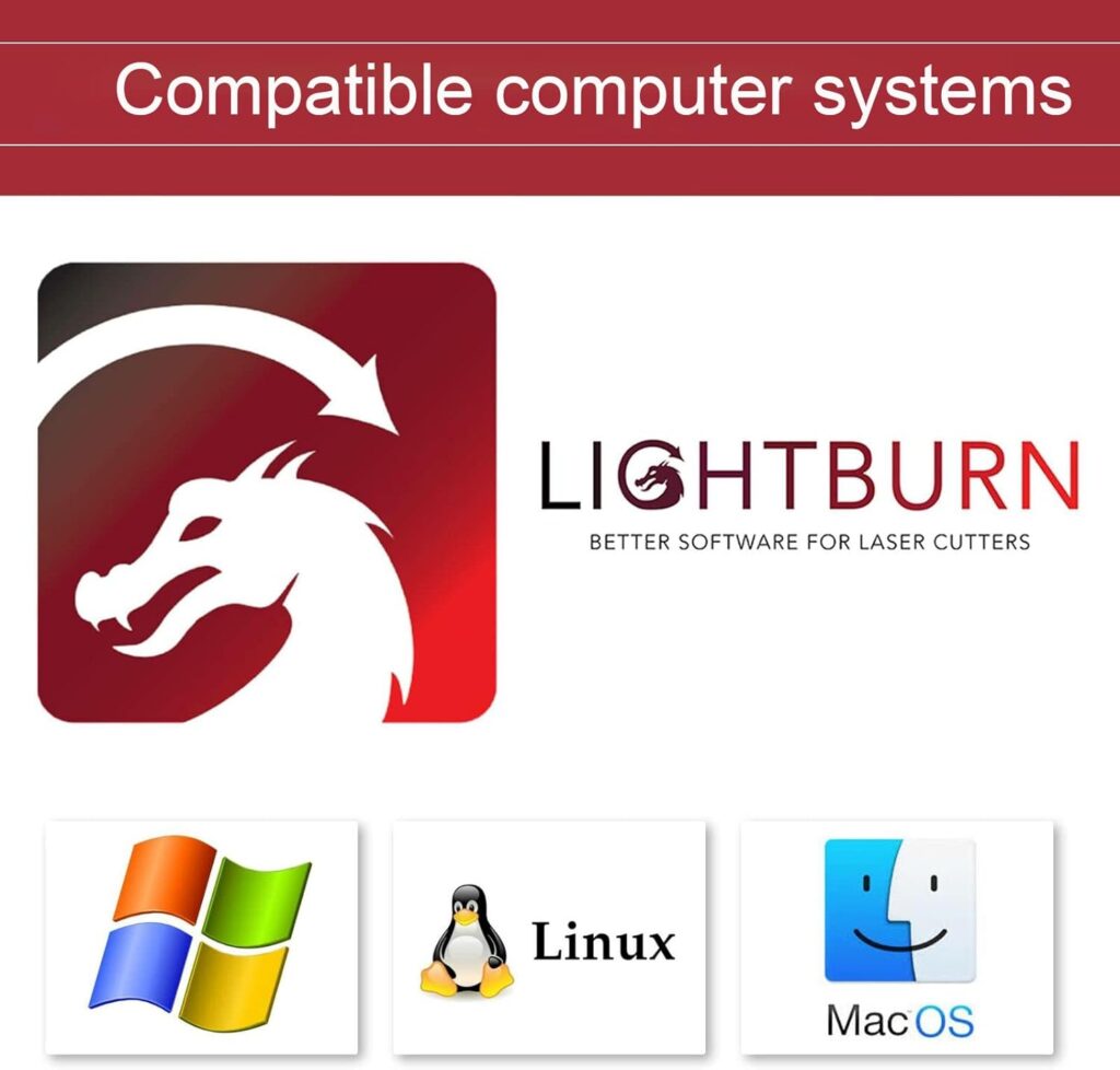 Lightburn Software - Gcode License Key, for Most Diode Laser Engravers On The Market