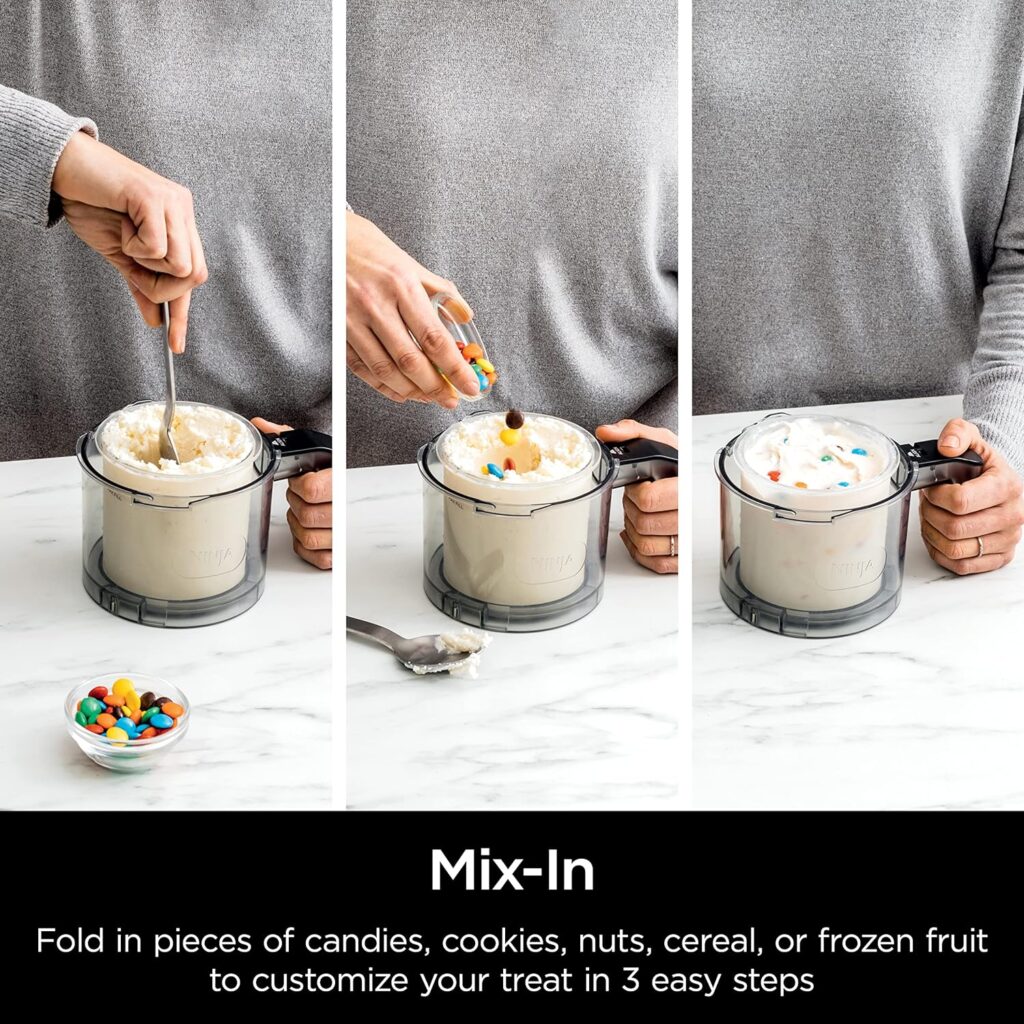Ninja NC501 CREAMi Deluxe 11-in-1 Ice Cream Frozen Treat Maker for Ice Cream, Sorbet, Milkshakes, Frozen Drinks More, 11 Programs, Perfect for Kids, Silver, 11 Functions + (2) 24 oz. Pints Ninja NC501 CREAMi Deluxe 11-in-1 Ice Cream Frozen Treat Maker for Ice Cream, Sorbet, Milkshakes, Frozen Drinks More, 11 Programs, Perfect for Kids, Silver, 11 Functions + (2) 24 oz. Pints