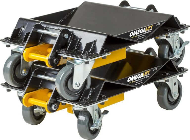 omega 47020 2000 lb hd 3 in 1 car dolly set 1 pack