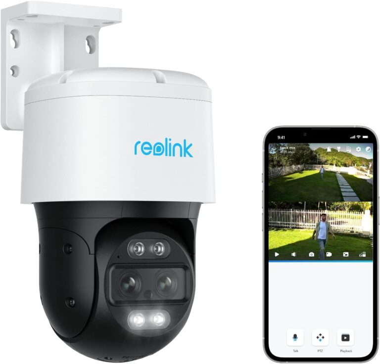 reolink ptz security camera system 4k ip poe 360 camera with dual lens auto 6x hybrid zoomed tracking 355 pan 90 tilt ou 5