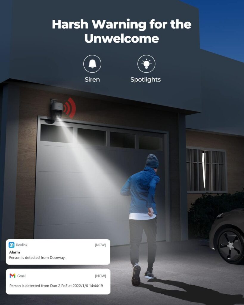 REOLINK PTZ Security Camera System 4K, IP PoE 360 Camera with Dual-Lens, Auto 6X Hybrid Zoomed Tracking, 355 Pan  90 Tilt, Outdoor Surveillance, AI Detection, Trackmix PoE